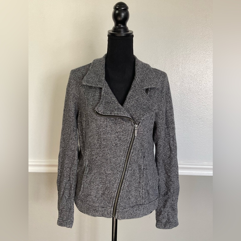 Old Navy Women's Charcoal Asymmetrical Blazer